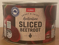 Sliced beetroot