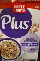 Cereals cashews nutty clusters