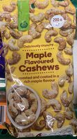 Maple-flavoured cashews