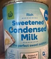 Sweetened condensed milk