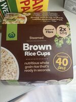 Brown Rice Cups