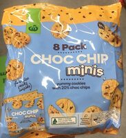 8 pack choc chip minis