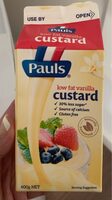 Creamy custard vanilla