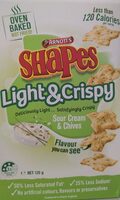 Shapes Light & Crispy Sour Cream & Chives