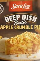Deep dish rustic apple pie