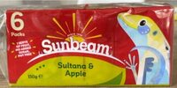 Sultana and apple