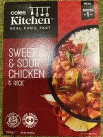 Sweet And Sour Chicken And Rice