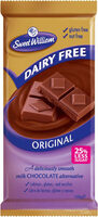 Dairy free chocolate con leche sin gluten, sin