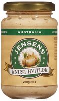 Hvitløk Knust 220g Jensen