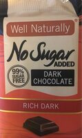Well Naturally No Added Sugar Rich Dark Chocolate