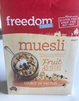 Freedom Foods Fruit & Seeds Muesli 500G