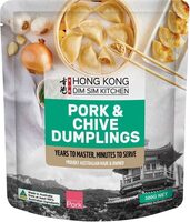 Pork & chive dumpling