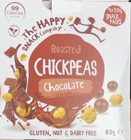 Roasted chocolate chickpeas