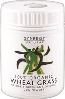 Synergy Natural Organic Wheatgrass Whole Leaf Powder 200G