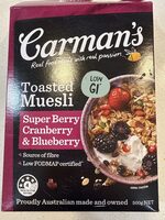 Toasted Muesli Super Berry Cranberry & Blueberry