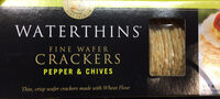 Fine Wafer Crackers Pepper & Chives