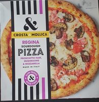 Regina Sourdough Pizza; Prosciutto Ham, Mushrooms & Mozzarella