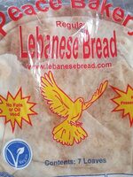 Regular Lebanese bread