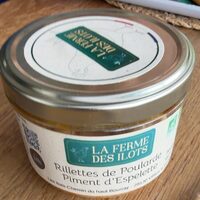 Rillettes de Poulard, piment d’Espelette