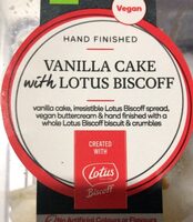 Vanilla Cake with Lotus Biscoff