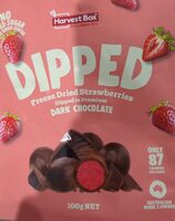 Freeze Dried Strawberries Dipped in Dark Chocolate