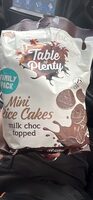 Mini Rice Cakes milk choc topped