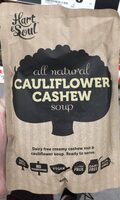 Cauliflower cashew soup