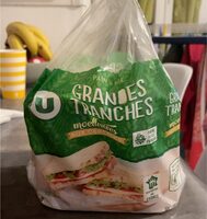 Pain de mie Grandes tranches moelleuses aux cereales