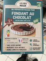 Préparation pour fondant au chocolat