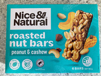 Roasted Nut Bars Peanut & Cashew