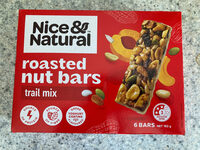 Roasted nut bars trail mix