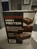 High Protein Milk Chocolate Brownie Flavored Protein Bar