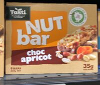 Nut bar choc abricot