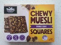 Chewy Muesli Squares Double Choc