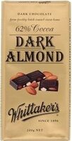 Whittaker's Dark Almond Dark Chocolate