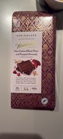 New Zealand Black Plum and Roasted Almonds in Dark Chocolate