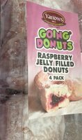 Raspberry jelly filled donuts