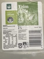 Trim milk