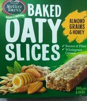 Mother Earth Oaty Slice Almonds And Grains 240g