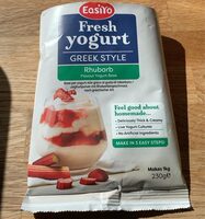 Greek Rhubarb yogurt