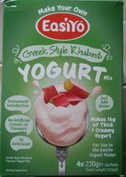 Greek style Rhubarb Yogurt