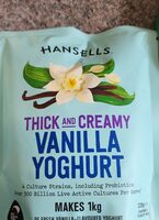 Thick And Creamy Vanilla Yogurt