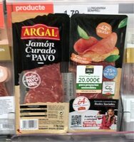 Jamón curado de pavo
