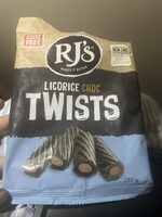 Licorice chocolate twists