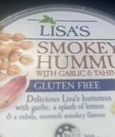 Smokey hummus with garlic and tahini gluten free