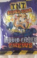 Super sour liquid filled chews