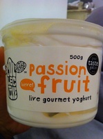 Passionfruit gourmet probiotic yoghurt