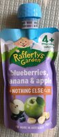 Raf Blubry, bana & apple 120g