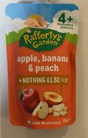 11000090 Rafferty's garden apple, banana & peach 120g