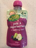 11000094 Raf pear & raspberries 120g